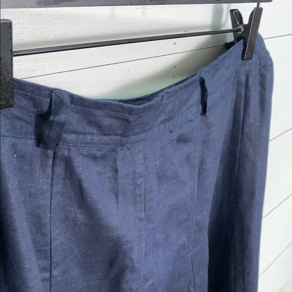 Grace Elements 100% linen full A-line skirt Womans size 14 - Picture 4 of 6